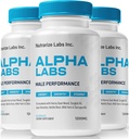 NutraRize (3 팩) Alpha-Labs, 남성 및 근육 지원을위한 공식 공식, Stamina & Energy Levels, Alphalabs ME 캡슐 검토 (180 캡슐)을 포함 할 수있는 모든 자연 남성 성능 알약