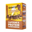 Quantum 에너지 사각: Caffeine & 10g 단백질을 가진 에너지 막대기. 이동에 맛있는 건강한 식사. (Vegan, Gluten-free, Soy-free, Dairy-free) (Caffe Mocha Almond 칩)