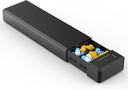 Han Week Capacity, Portable 7 Compartments Pill Box Container를 위한 알루미늄 포탄을 가진 HEIYING Pill 주최자는 비타민, 약, 보충교재를 붙들기 위하여