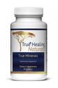 True Healing Naturals - True Minerals 보충, Gut & Heart Health 홍보, 90 채식 캡슐