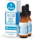 Waiora NCD2 활성화 액체 비석 드롭, 식품/음료, 천연 바디 클렌징 및 Immune 지원 촉진, 모든 자연, pH 밸런스 비석 액체 드롭 - 2 병 (0.5 oz. ea.) 180 serv.