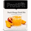 PROTIFIT - 높은 단백질 과일 맛 분말 음료 혼합, 15g 단백질, 낮은 칼로리, 설탕 무료, 이상적인 단백질 호환, 상자 당 7 서빙 ( 복숭아 망고)
