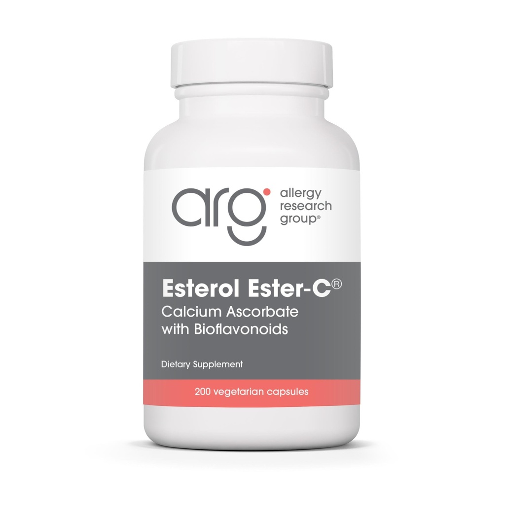 알레르기 연구 그룹 Esterol Ester-C - 비타민 C 1350mg 보충교재, 면역 지원, Bioflavonoids, 아스코르브산, Rutin, Quercetin, Vegan 캡슐 - 200 조사를 가진 칼슘 아스코르브산염