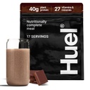 Huel Black Edition | 초콜릿 40g Vegan Protein Powder | 영양분 완비 | 27 비타민과 미네랄, 글루텐 프리 | 17살
