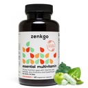 Zenkgo Multivitamins + 여성을 위한 유기 전체적인 foods+Probiotics, 지원 Immunity, 소화, 에너지, Gut 건강, 비타민 A, E, B6, B12, Vegan D3, K2 (MK-7), Folate, 무기물, Superfoods (60Ct/30Day)