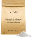 PURE ORIGINAL INGREDIENTS Hyaluronic 산 (8개 oz) 수용성, 정밀한 분말