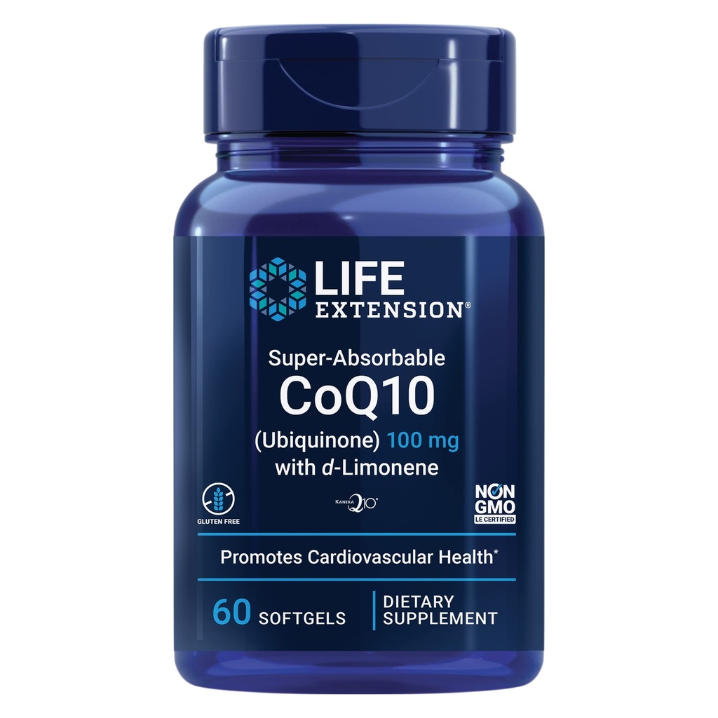 생활 연장 최고 Omega-3 240 Softgels 물고기 기름 뭉치 Super-Absorbable CoQ10 60 Softgels 심장 건강 보충교재
