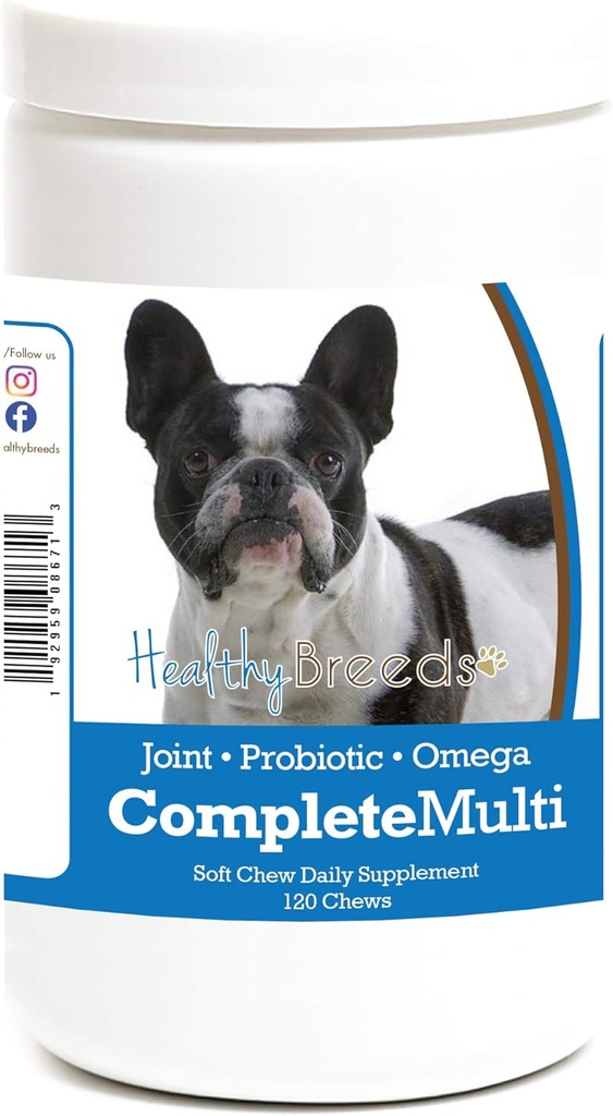 건강한 Breeds 프랑스 Bulldog 1개의 Multivitamin 연약한 Chew 120 조사에서 모두