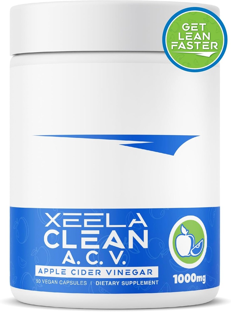 XEELA Apple Cider Vinegar 캡슐 남성 및 여성을위한 어머니 - Appetite & Craving + 체중 관리