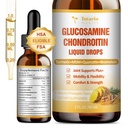 글루코사민 Chondroitin MSM 액체 하락 FSA-HSA - Mobility, Flexibility & Bones Chondroitin 황산염 보충교재 심황, Quercetin, Bromelain, MSM 기름 2 FL.OZ를 위한 합동 지원 보충교재