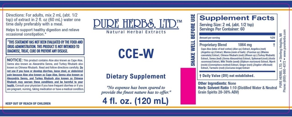 (주)퓨어 허브 CCE-W (4 oz.)
