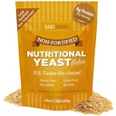 비 Fortified Nutritional Yeast Flakes, 전체 식품 기반 단백질 분말, Vegan, 글루텐 무료, 비타민 B, 베타 글루칸 및 모든 18 아미노산 (24 oz.)