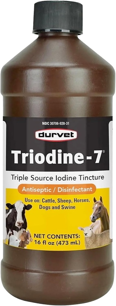 Durvet Triodine-7-16 온스