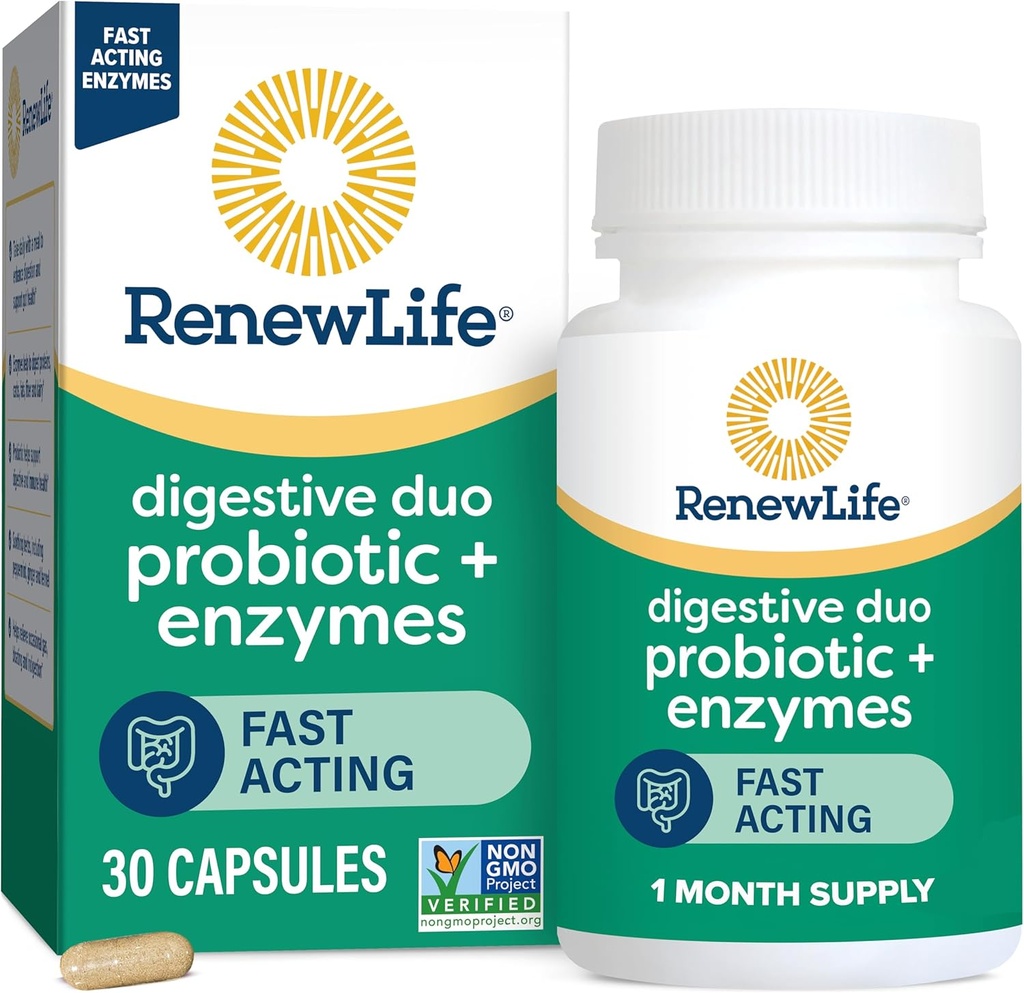 Renew Life Women's Probiotic 캡슐, Vaginal, Urinary, Digestive 및 Immune 건강, L. Rhamnosus GG, Dairy, Soy 및 gluten-free, 25 Billion CFU, 50 카운트 지원