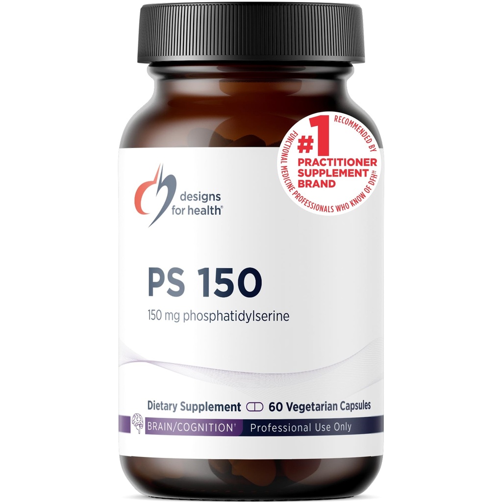 건강 PS 150 Phosphatidylserine 캡슐을 위한 디자인 - 150mg Soy-Free 해바라기 Lecithin-Sourced Phosphatidyl Serine 보충교재 - 5월 도움 지원 뇌 건강 (60의 캡슐)