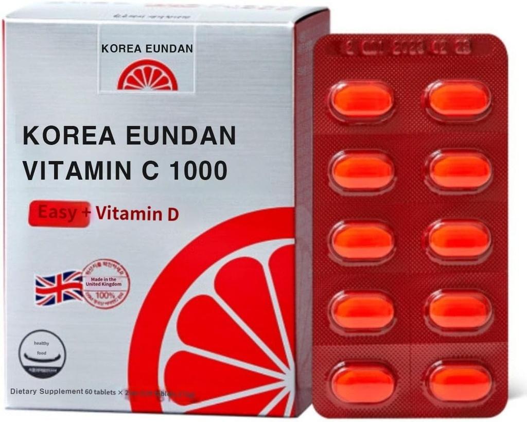 일반 한국 Eundan 비타민 C 1000 Easy+Vitamin D