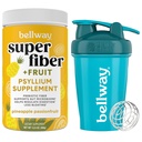 Bellway 최고 섬유 분말 + 과일, 파인애플 열정 과일 셰이커 병 뭉치