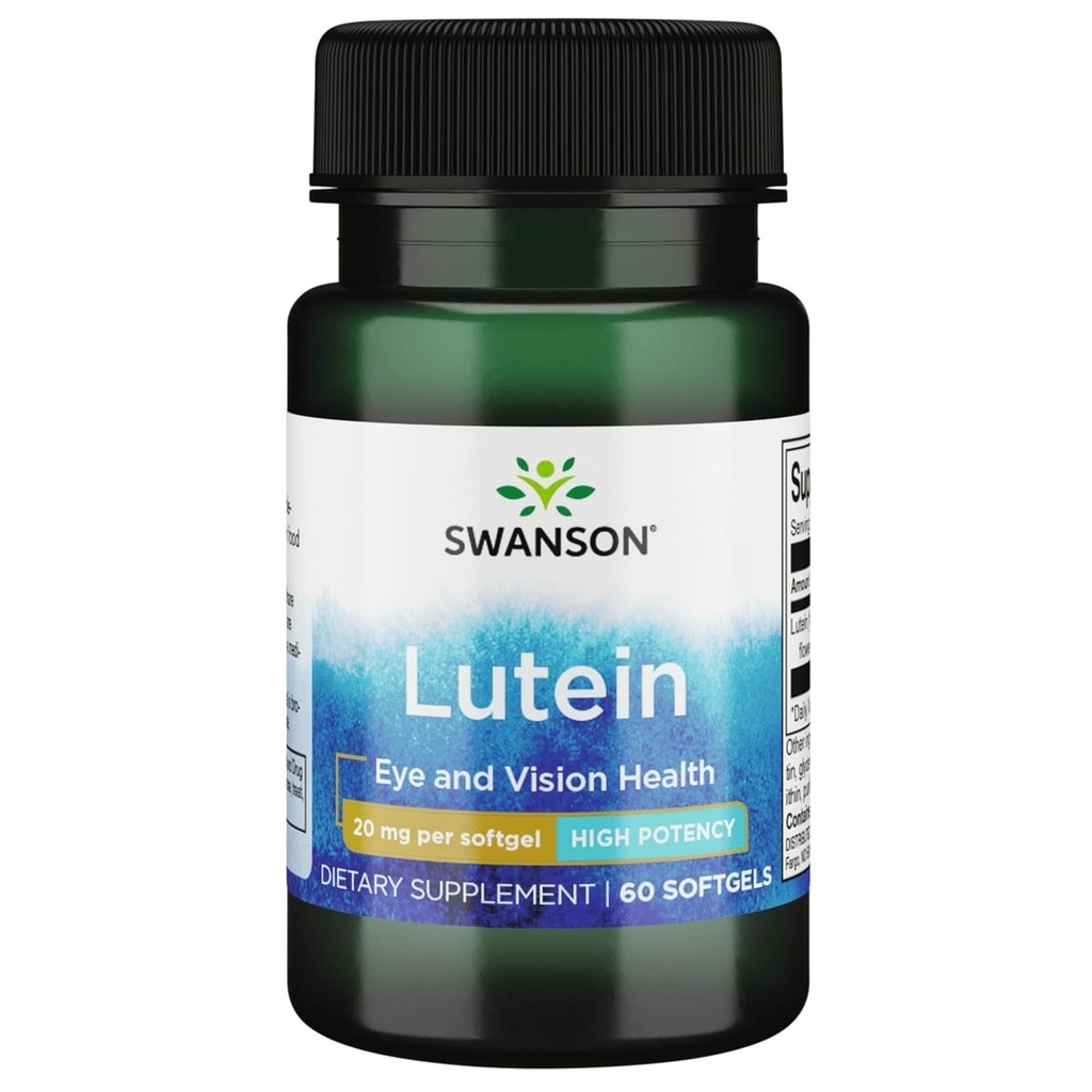 Swanson Lutein 20 밀리그램 60 Sgels