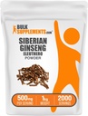 BulkSupplements.com Eleuthero 분말 - Siberian Ginseng 분말, Eleutheroccus senticosus, Ginseng 초본 보충 - 글루텐 무료, 봉사 당 500mg, 1kg (2.2 lbs) (1의 포장)