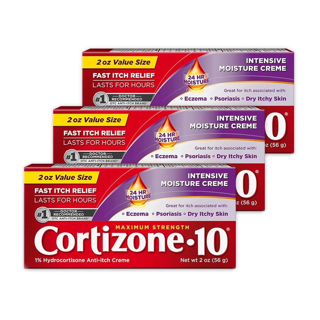 Cortizone-10 집중 치유 공식 2 Ounce (Boxed) (59ml) (3 팩)