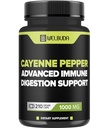 210 캡슐 - Cayenne Pepper 보충제 추출물 10 : Berberine HCI, 마늘 전구, 올리브 리프 및 더 - 소화 건강, 심장 건강 및 면역 기능 지원을위한 결합 된 공식