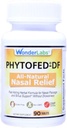 Wonder Laboratories Phytofed-DF All-Natural Nasal Relief 및 Decongestant, 90 정제