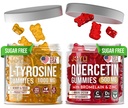 L-Tyrosine Gummies + Quercetin Gummies - L 티로신 보충교재, 비타민 C를 가진 Quercetin - 초점 Gummies 및 면역성이 있는 지원 Gummies - 아이 Gummies를 위한 60 L 티로신, 아연 Gummies를 가진 60 Quercetin