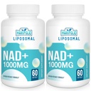 Liposomal NAD+ 보충교재 1000 mg | 가장 높은 NAD Pontecy | 최대 흡수 | 순수한 NAD 보충교재 | 에너지와 DNA 수선, 노후화, 뇌 기능 | 120 Softgels