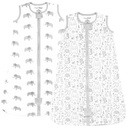 Mama Cheetah 아기 Sleep Sack 0.5 TOG, 유기 면 아기 착용할 수 있는 담요 2 층 지퍼, 신생아 유아 유아 유아 유아 유아 소년 소녀를 위한 Swaddle Transition 아기 침낭, 6-12 달