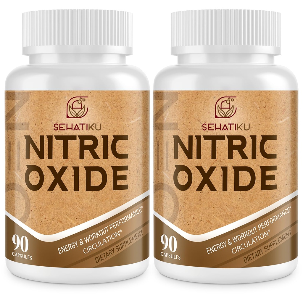Nitric 산화물 보충교재, Nitric 산화물 승압기 & 심장을 위한 6에서 1 Phytonutrient 혼합, 교류, Immune - 90의 캡슐 (2 병)