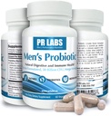 전립선 연구 연구소 남자의 Probiotic - 남성을위한 Digestive Enzyme 보충 Probiotic - Gut 건강 및 면역 지원 촉진 - 1 팩 (60 캡슐)