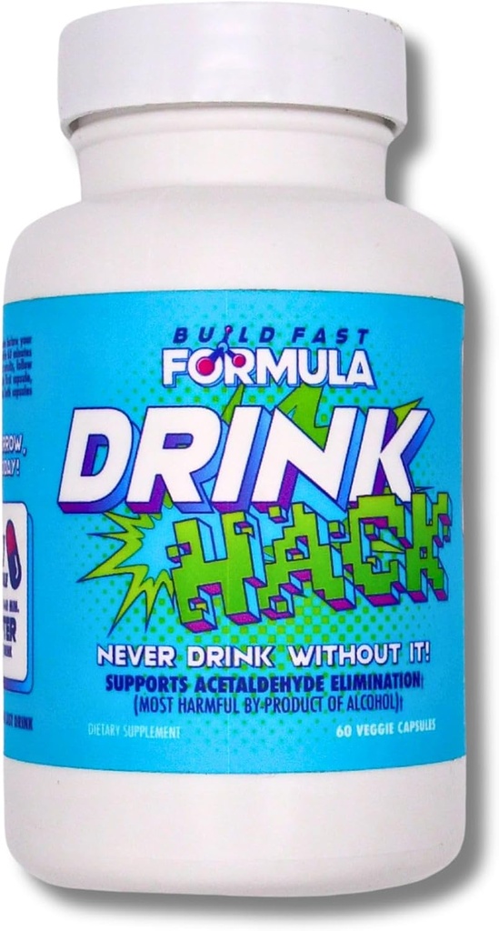 DRINKHACKTM는 Acetaldehyde 제거를 지원합니다 - Pantesin Pantethine, Panax Ginseng, B 비타민 - 30의 서빙
