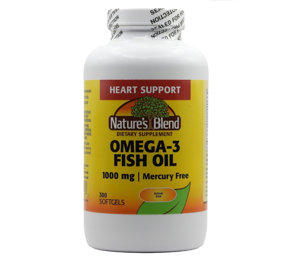자연의 혼합 Omega-3 물고기 기름, 1000 mg 300 Softgels