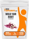 BulkSupplements.com 야생 Yam 분말 - 영양 보충, 야생 Yam 보충 - 글루텐 무료, 800mg 서빙 당, 1kg (2.2 파운드) (팩 1)