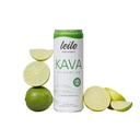 LEILO | Kava 구동 Lime Margarita Mocktail 음료 | 12-Pack - Sugar-Free & Non-ALC Functional Relaxation Support | 12 fl oz Cans (12 팩)