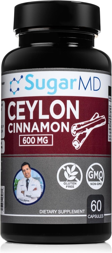 Ceylon Cinnamon 캡슐 - SugarMD의 60