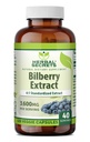 허브 시크릿 빌베리 추출물 300 Mg | 4:1 추출물 (3600 mg Equivalent) | Veggie 캡슐 | Non-GMO | 글루텐 프리 | 미국에서 제작 (120 Count)