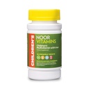 Noor Vitamins Halal Kids Multivitamin Chewable : Immune, Bone & Eye Health with Iron - 비 GMO 및 글루텐 무료 - 할랄 비타민 60 개 (2 개월 공급)