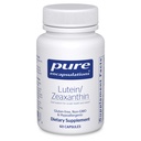 Pure Encapsulations Lutein & Zeaxanthin - 전체적인 Vision* 지원 - Macular 안료 & 눈 건강* 유지 - 산화 방지제 지원* - Vegan-Friendly & Non-GMO - 60 캡슐
