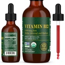 글로벌 치유 센터 - 비타민 B12 서브 언어 5000 MCG 유기 액체 보충, 메틸 코발라민, 아데노실코발라민, 하이드로 옥스 긴 지속 에너지 및 건강한 대사 - Vegan B12 비타민 (1 Oz)