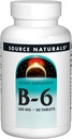 Source Naturals 비타민 B-6, 500 mg 면역 체계 지원 - 50 정제