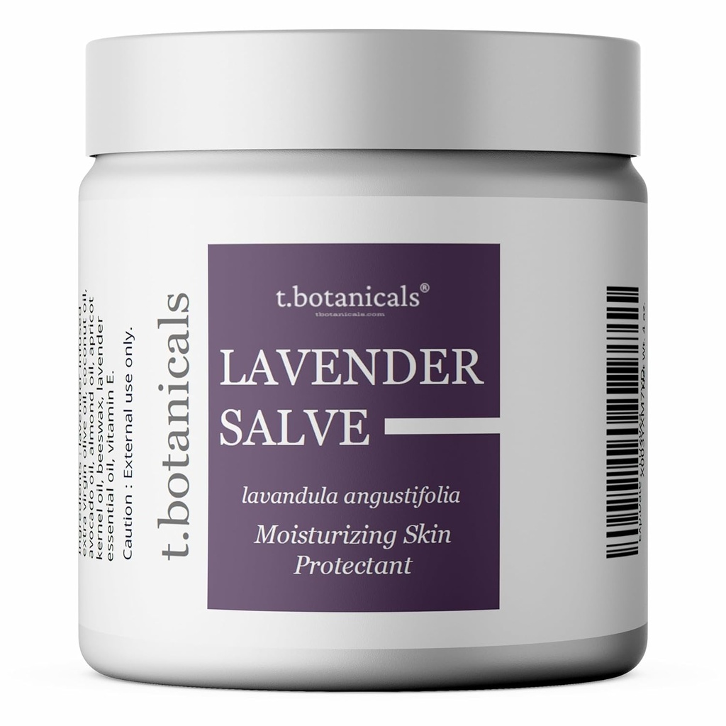 Lavender Salve, All Natural Moisturizing Lavender Balm, 피부 보호용 수리 연고 (4 oz)