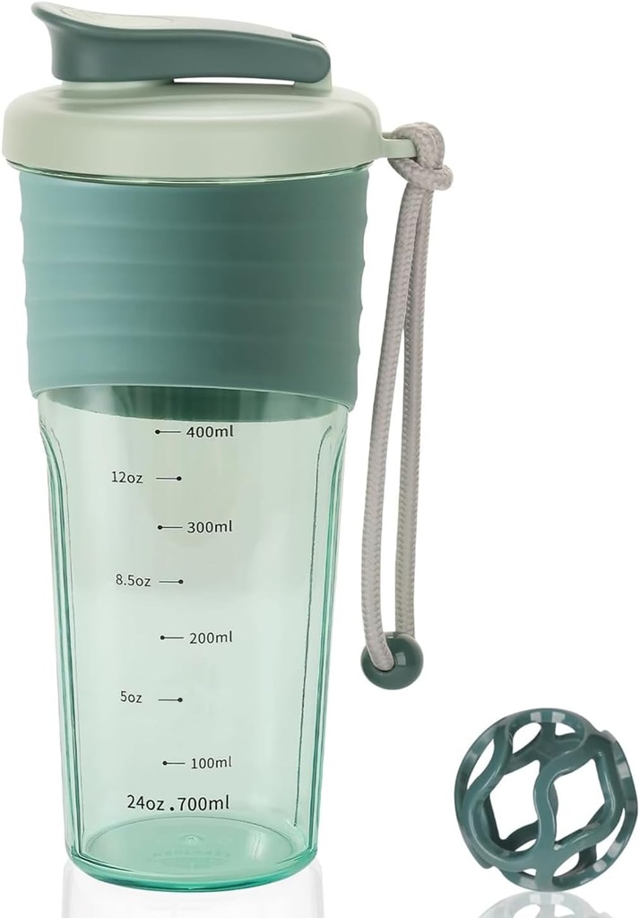 단백질 셰이커 병, 스포츠 믹서는 Whisk 공, 믹서 병, 휴대용 전 운동 Whey Protein Drink Shaker Cup, Midnight Blue와 함께 단백질 혼합기를 병