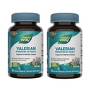 Nature's Way Valerian Premium Extract - 2 캡슐 서빙 당 발레리 추출물의 220 mg - 나머지 Sleep * - Non-GMO Project Verified - 초본 보충제 - 글루텐 무료 - 90 캡슐 (2 팩)