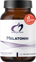 성인용 Melatonin 3mg 설계 - 채식 + 비 GMO (60 캡슐)