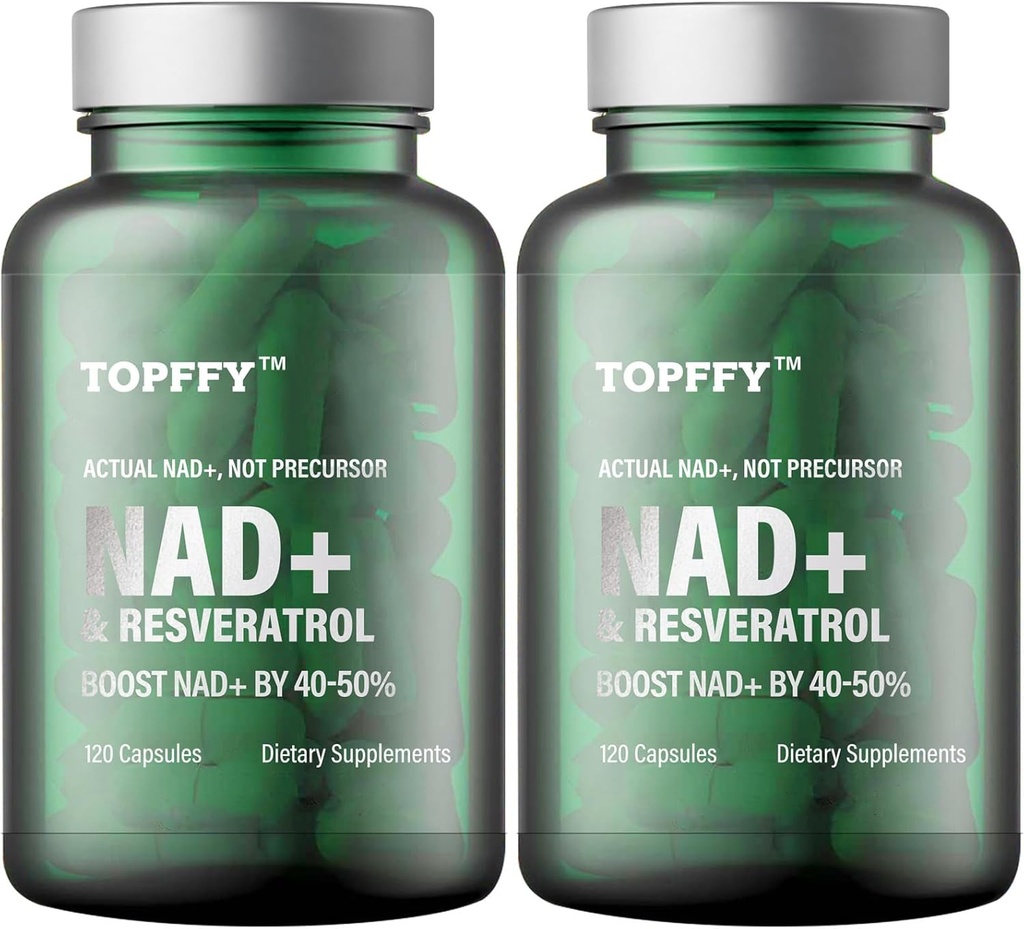 NAD+ & Resveratrol 보충교재, 240 Softgels NAD+ Support Cellular Energy Aging Defense를 위한 Max Absorption에 대한 보완