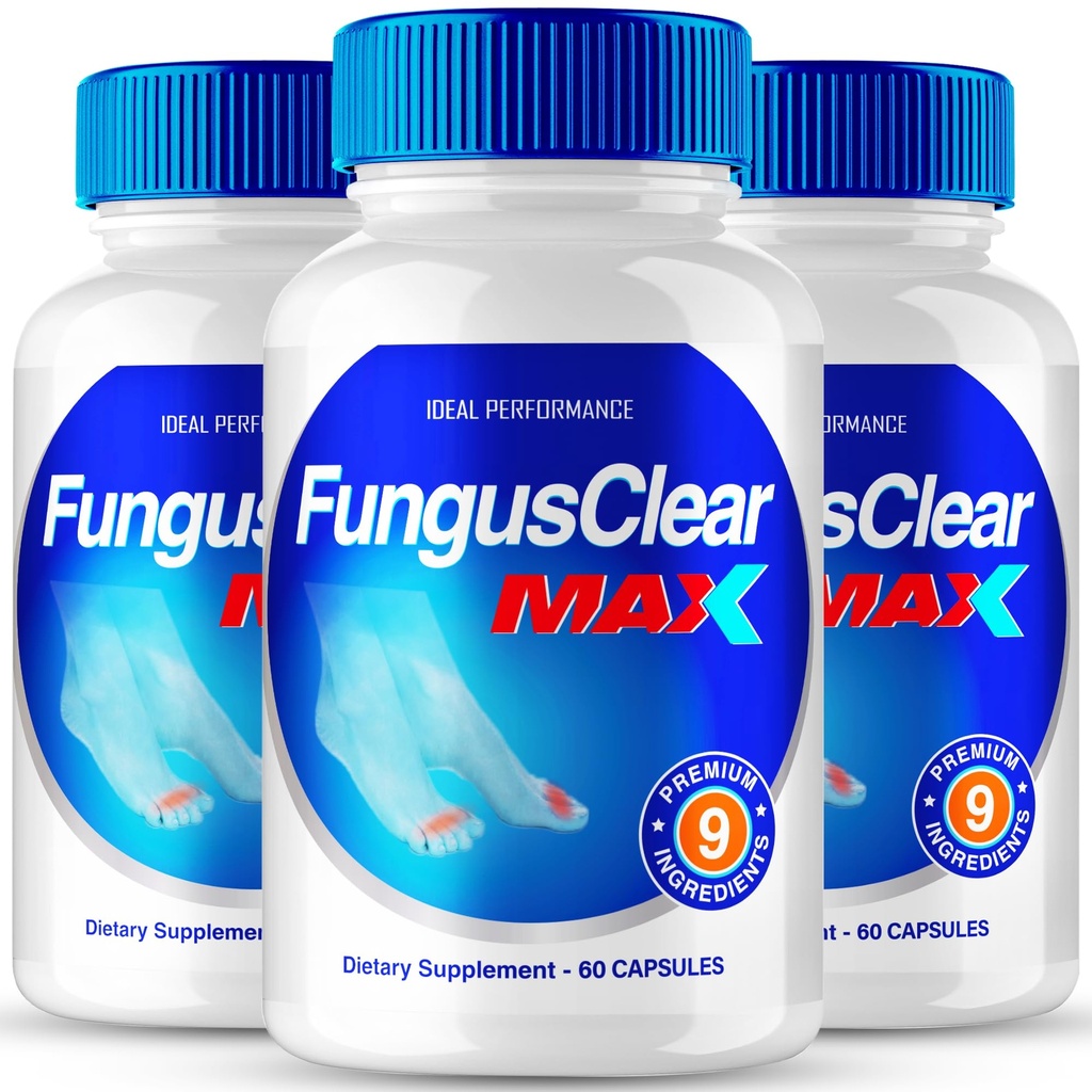 IDEAL PERFORMANCE (3 팩) Fungus Clear Max Toenail 약 (180 캡슐)