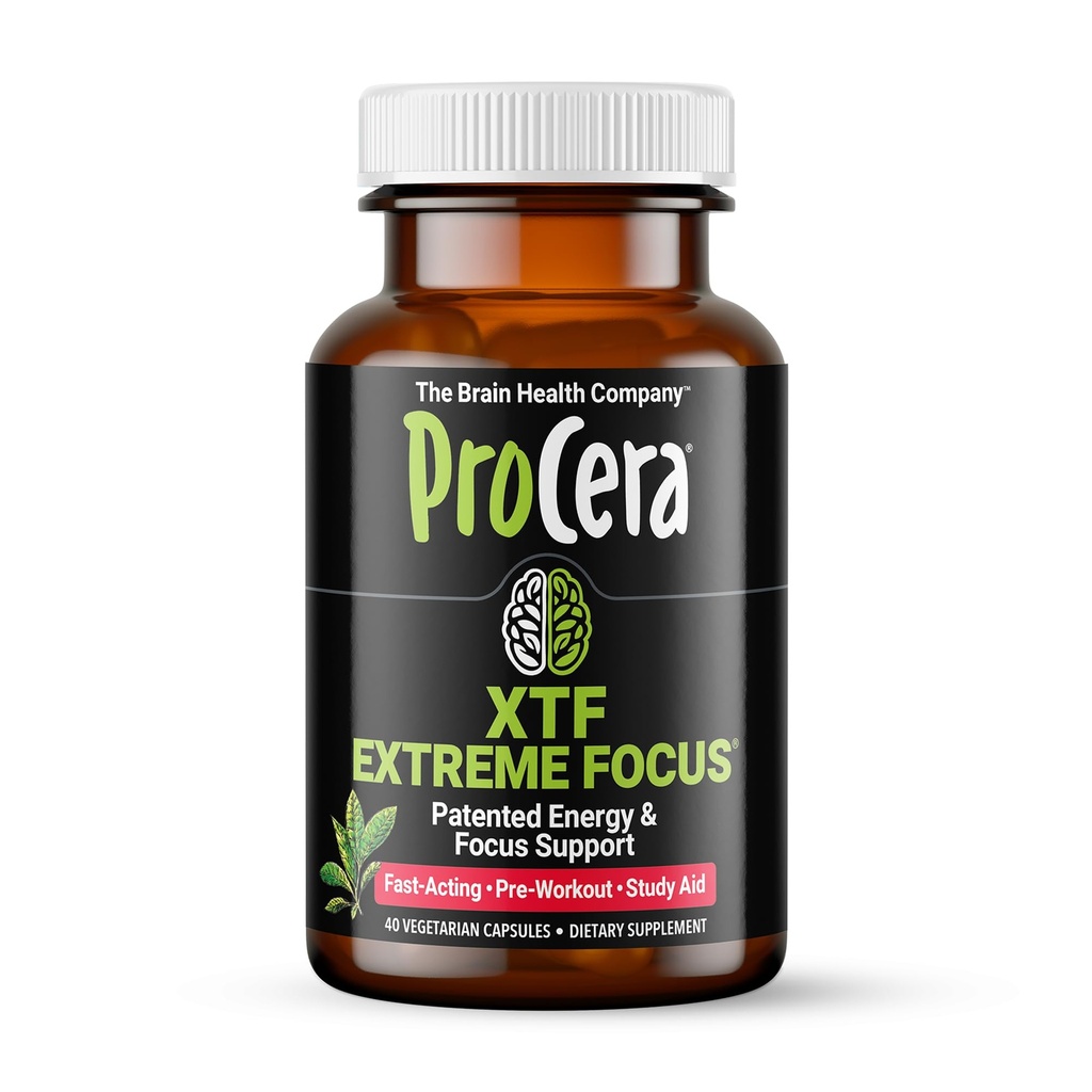 Procera XTF - 완벽한 연구 보조 - 즉각적인 결과 - 향상된 초점 및 기억 보유 - 증가 된 산소 및 혈액 흐름 - 정신적 명확성 - 에너지 부스트 - 느린인지 결정 - 40 카운트