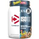 Dymatize x 과일 Pebbles ISO100 Whey Protein Powder Isolate, 단백질 25g, 20 서빙, 5.5g BCAAs, 120 Cal., 글루텐 무료, 1g 지방, 1g 설탕, 2g Carb