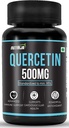 Quercetin 500mg 캡슐 - 95 %로 표준화 된 | 고순도 및 생체 이용 가능 보충 | 천연 바이오 플라보노이드 및 강력한 항산화제 (30 캡슐)